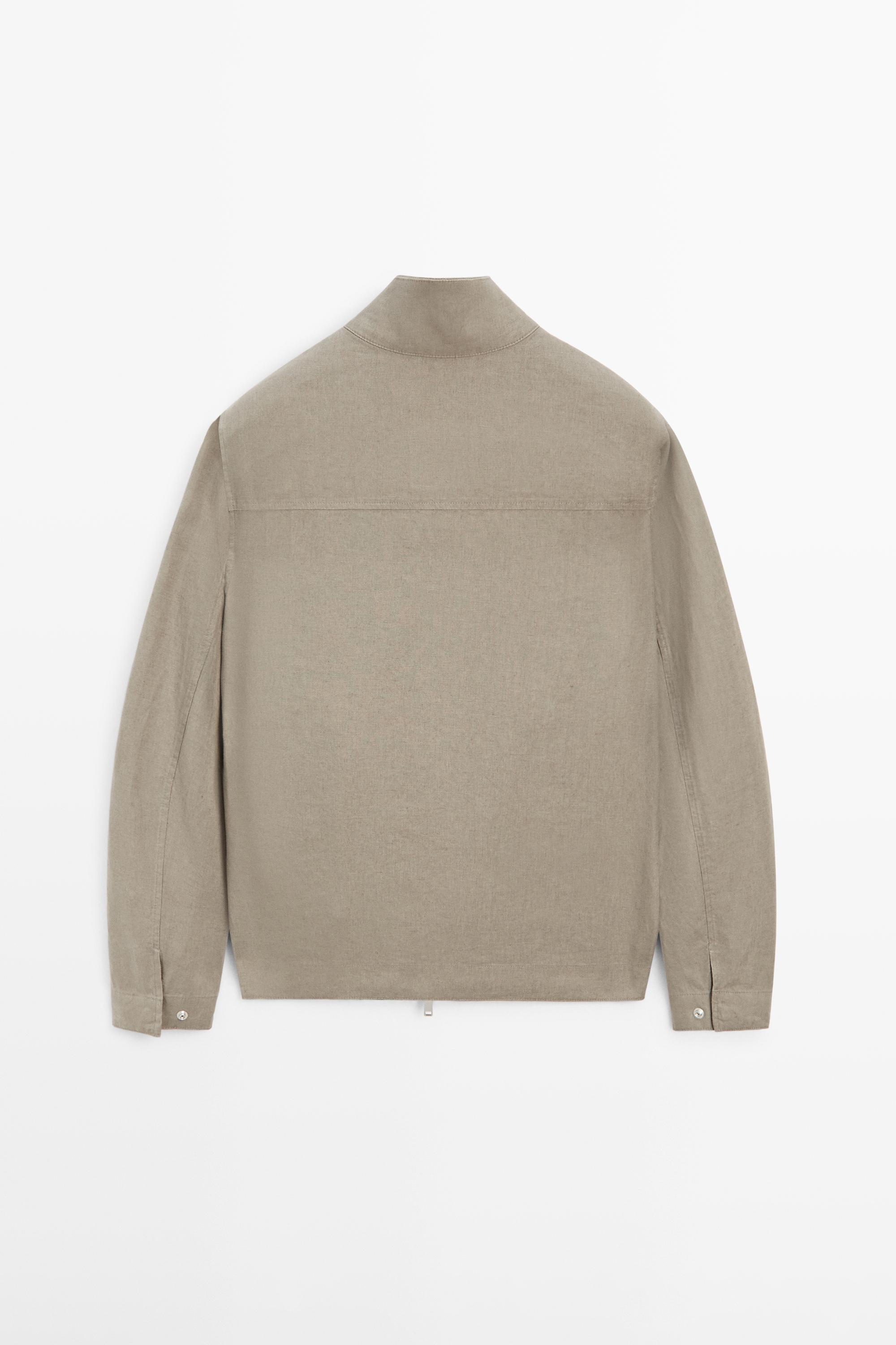 Veste bomber lin