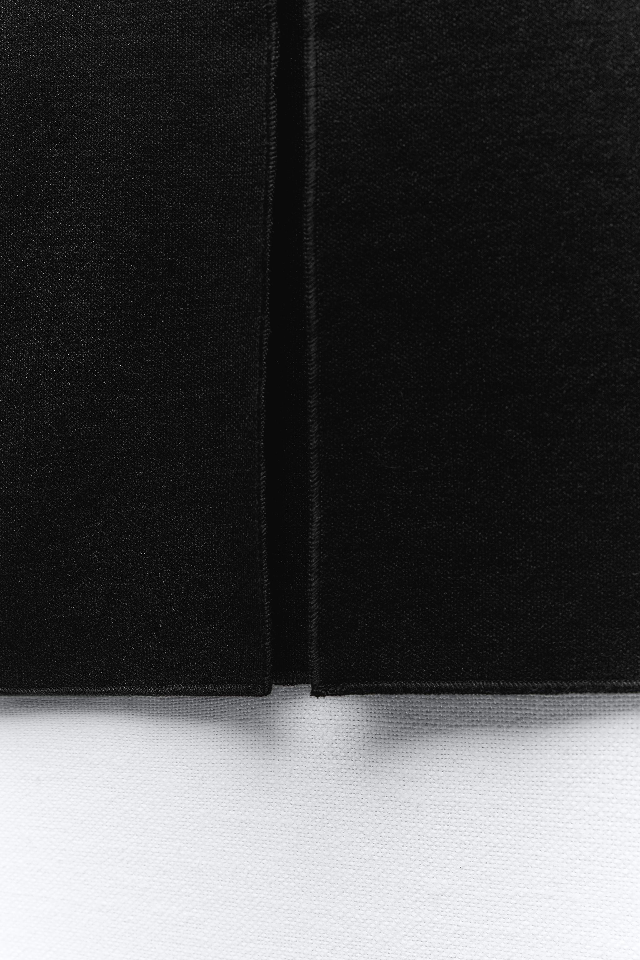 Dressmaking Fabric  Zara Cotton Medium Ribbed Jersey - Black
