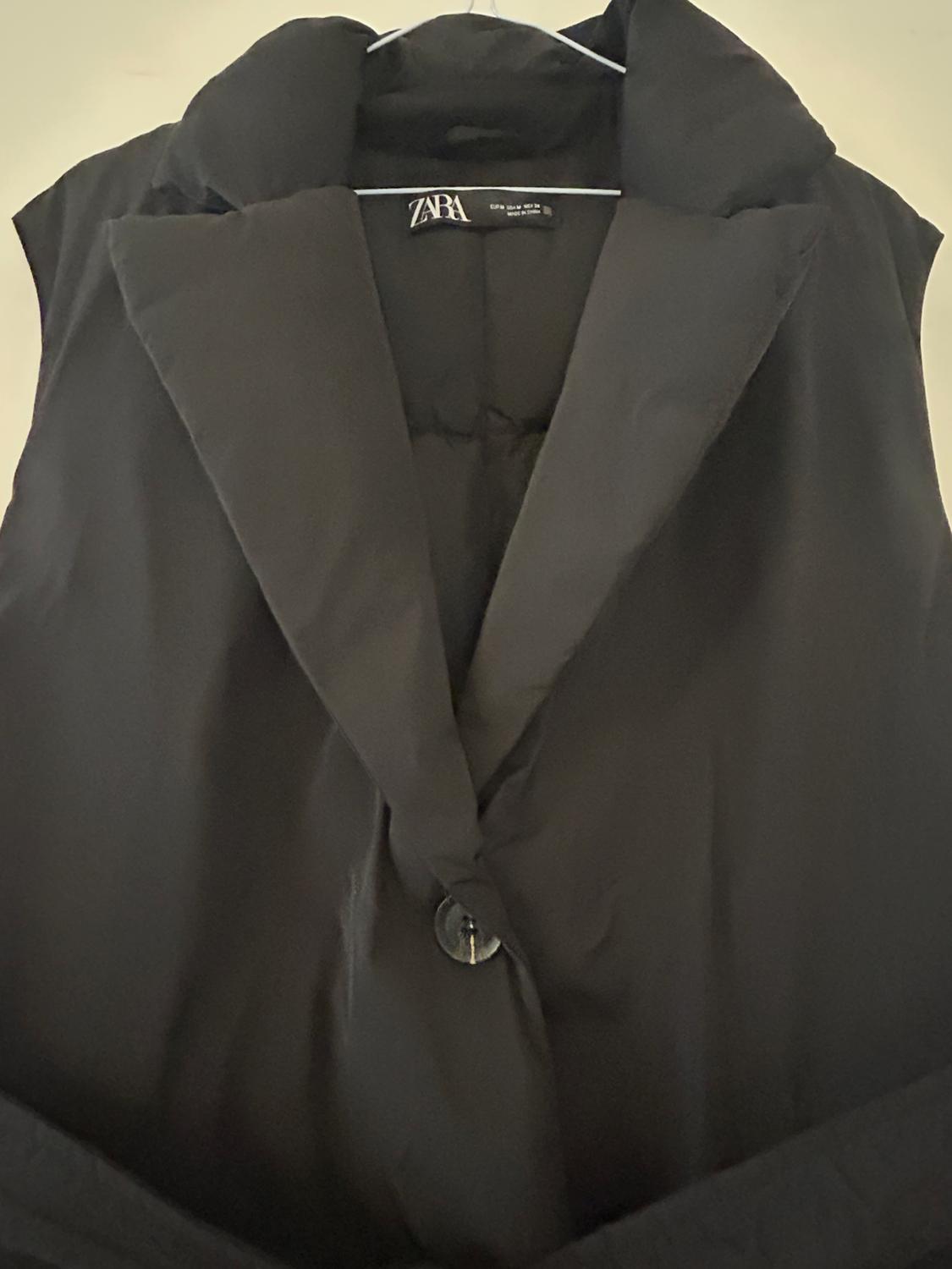 QUILTED GILET WITH BELT - Image 4