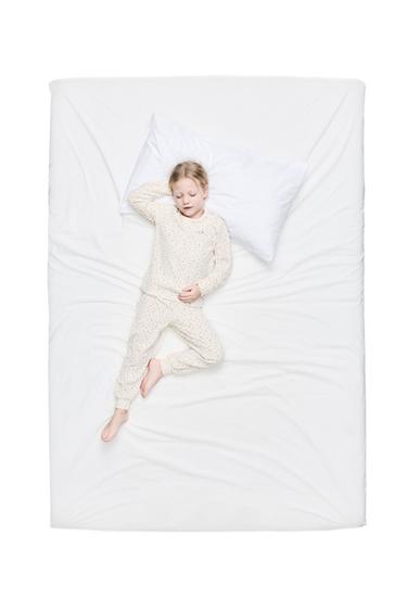 1 1/2-6 YEARS/ FLORAL VELOUR PYJAMAS - Ecru by Zara