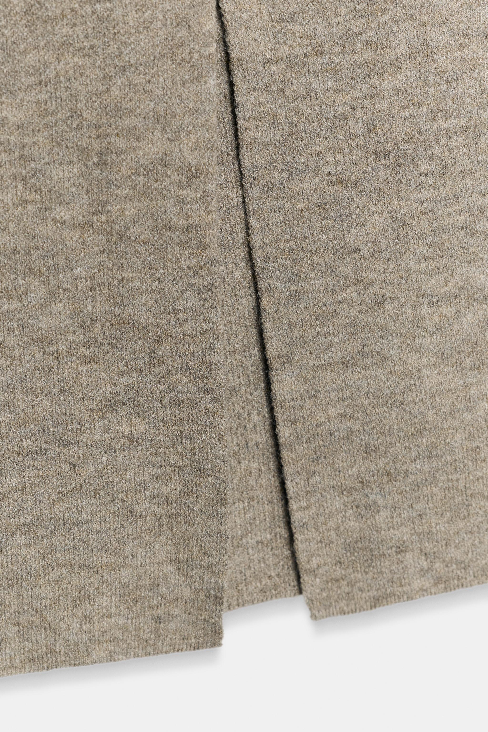 KNIT MIDI SKIRT