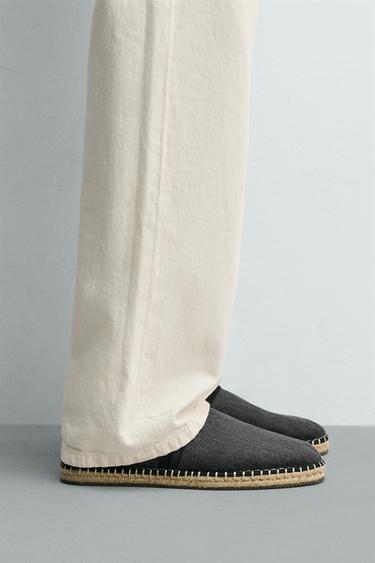 Zara PLATNENE ESPADRILE – Plava – Slika 0