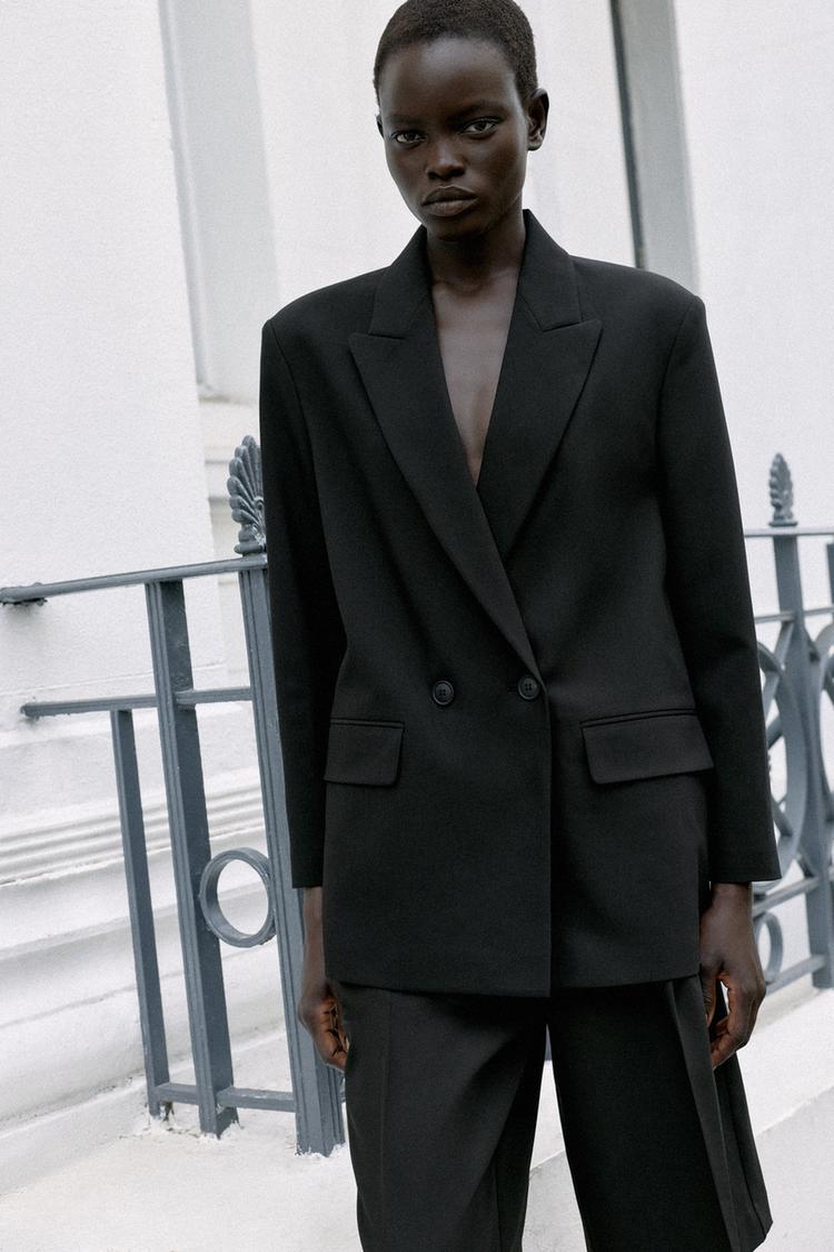 Blazer cruzado de corte oversize 5