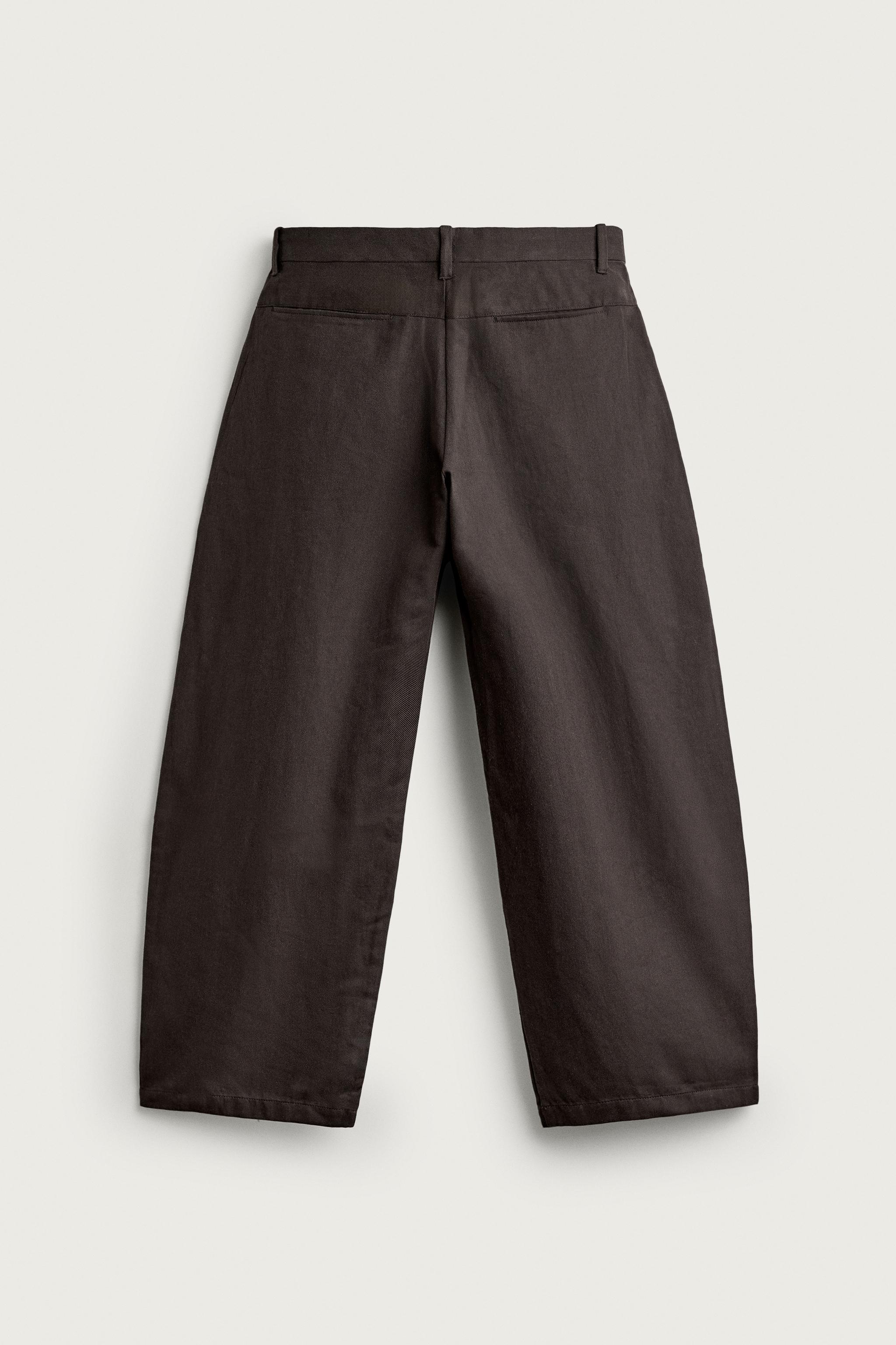 BARREL-FIT PANTS