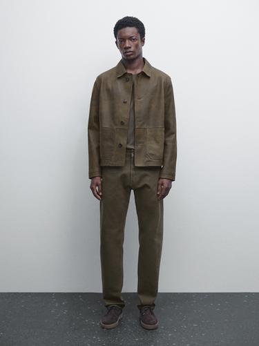 Zara Slim fit jeans - Dark salmon