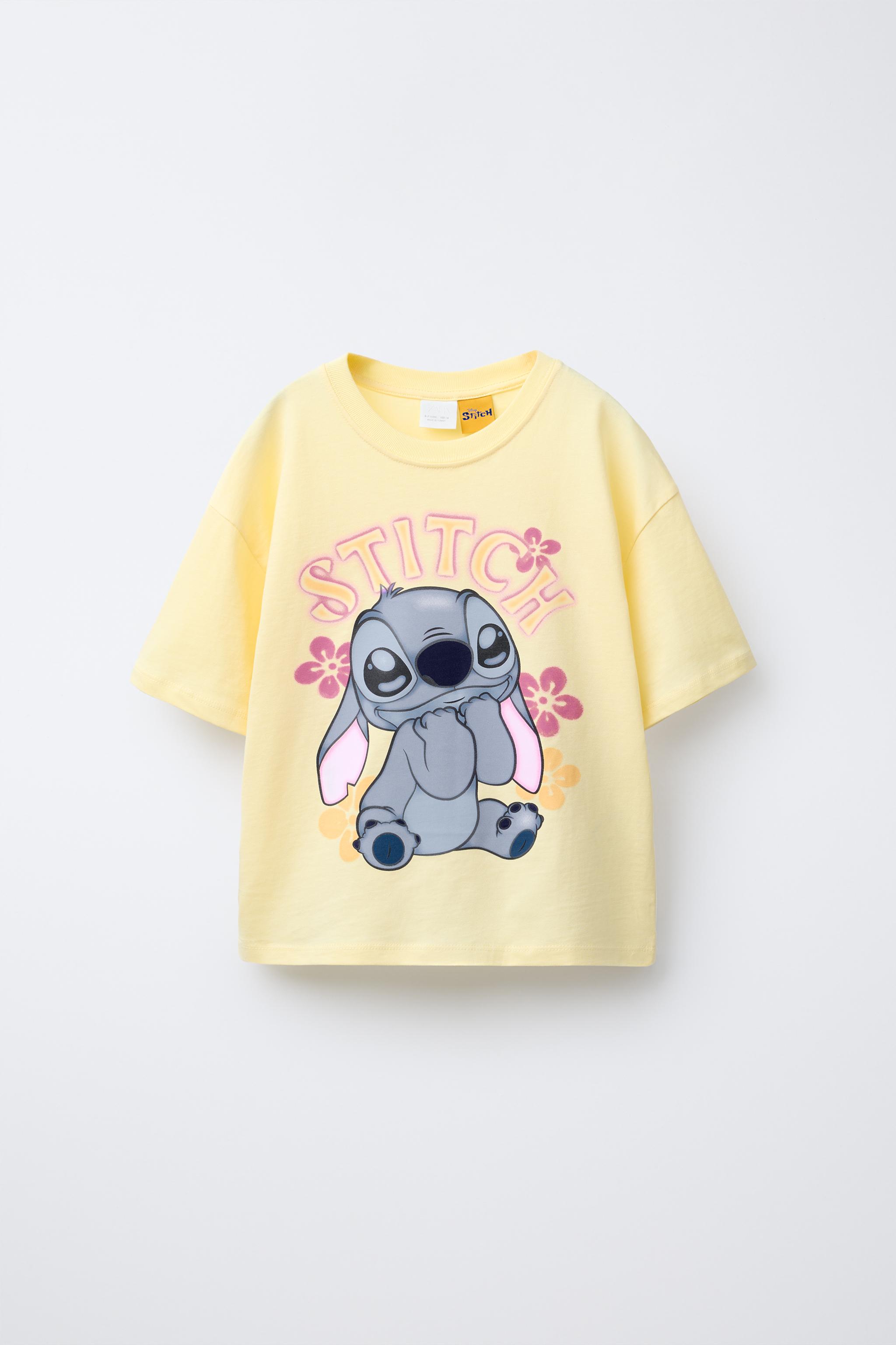 LILO STITCH © DISNEY T-SHIRT Yellow ZARA India