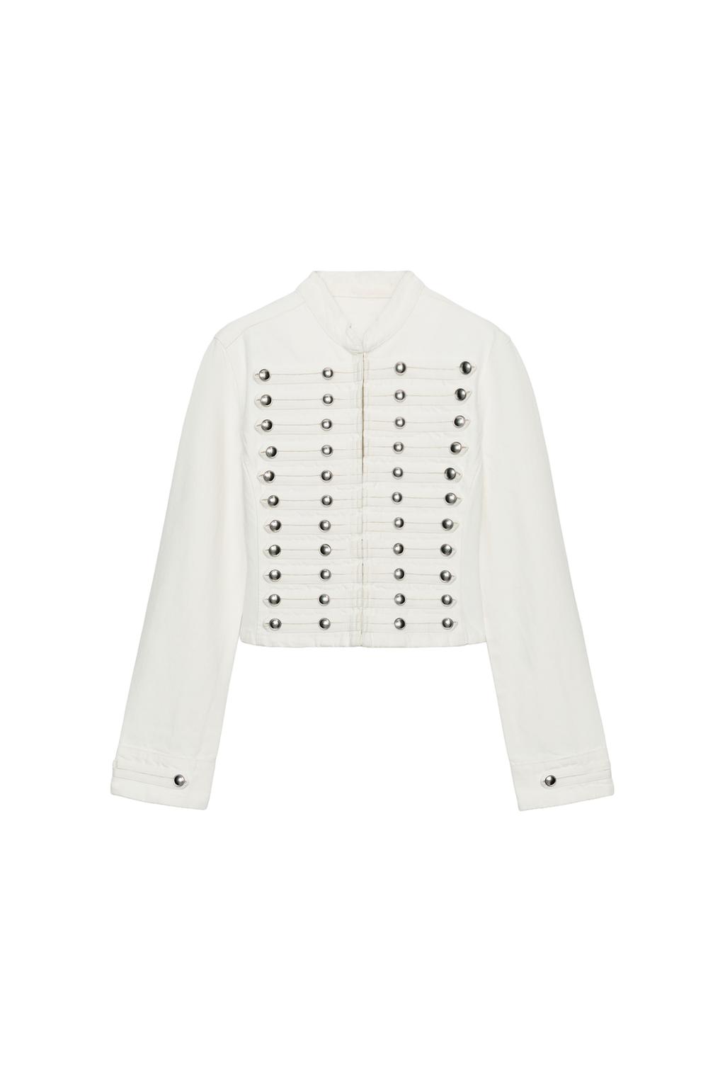 TRF FITTED BUTTON DENIM JACKET