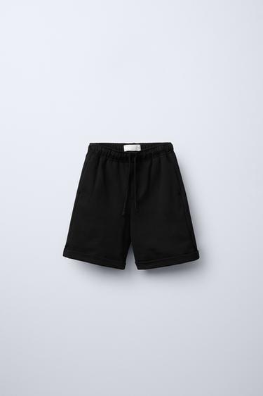 Zara COMFORT SHORTS - Black