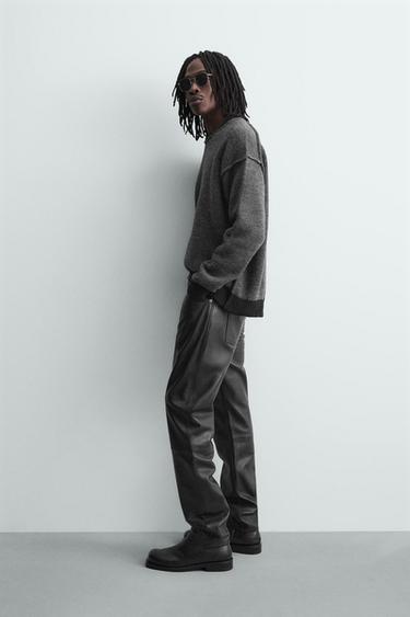 CONTRAST REVERSED SEAM JUMPER - Anthracite Grey by Zara - Image 3