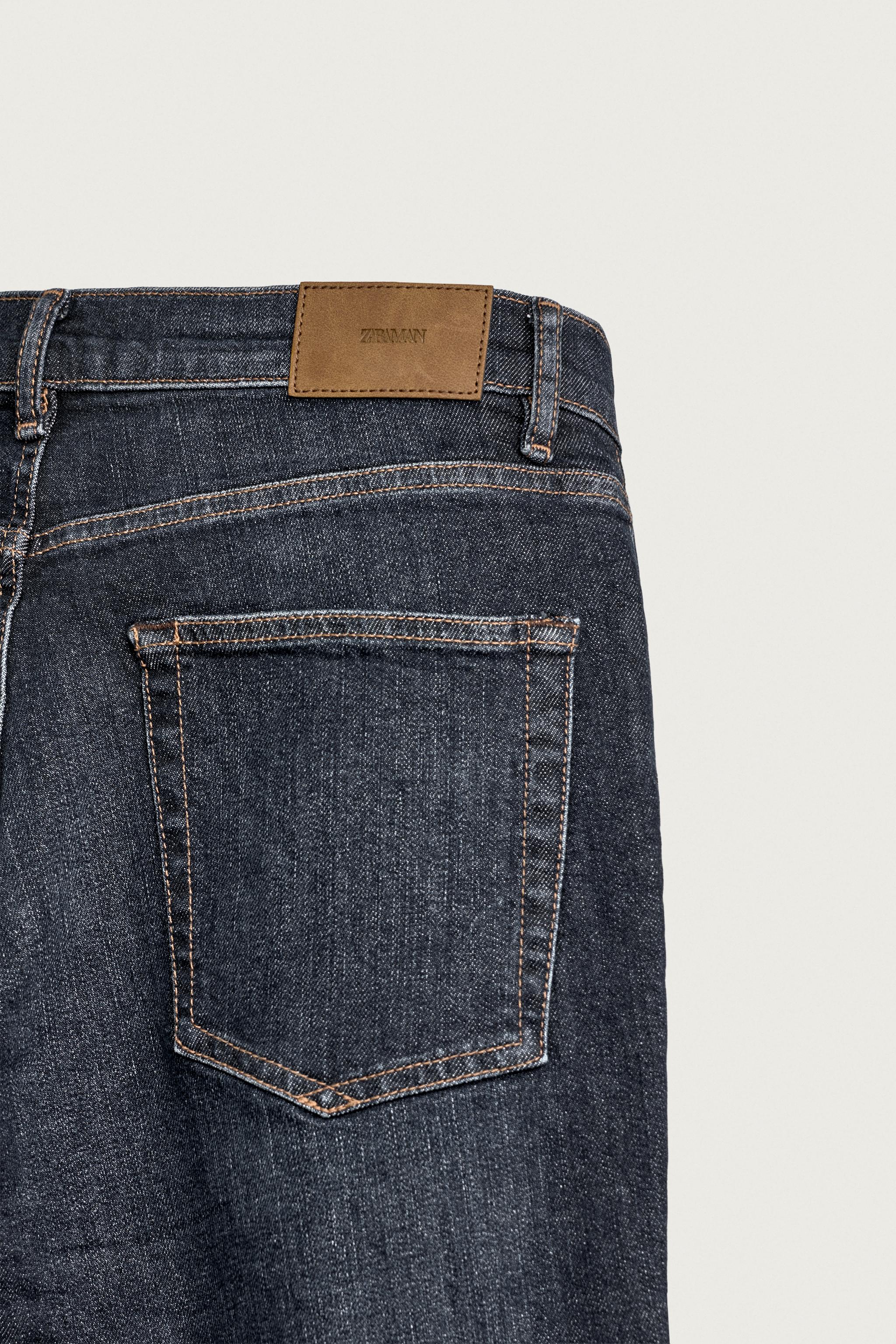 Мужские джинсы Zara BASIC SLIM FIT JEANS — фото 9