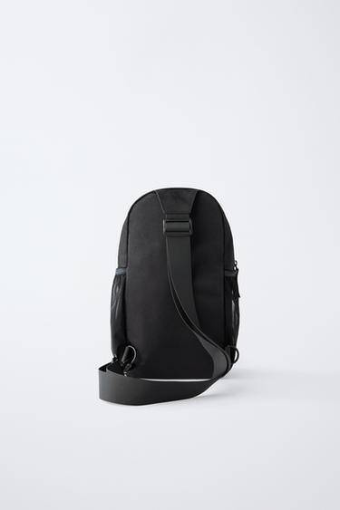 CROSSBODY BACKPACK WITH MULTIPLE POCKETS - Black de Zara - Image 4