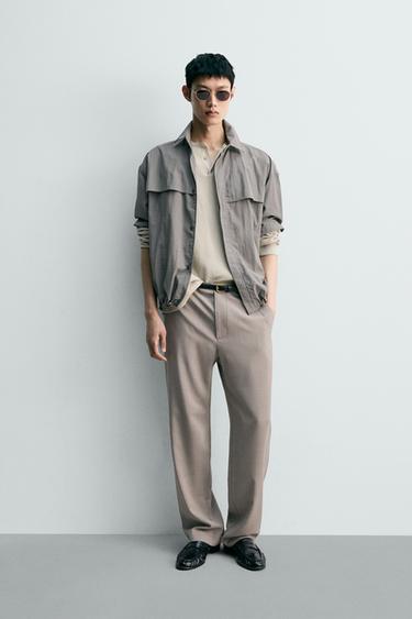 릴렉스핏 팬츠 - Zara 라이트 그레이