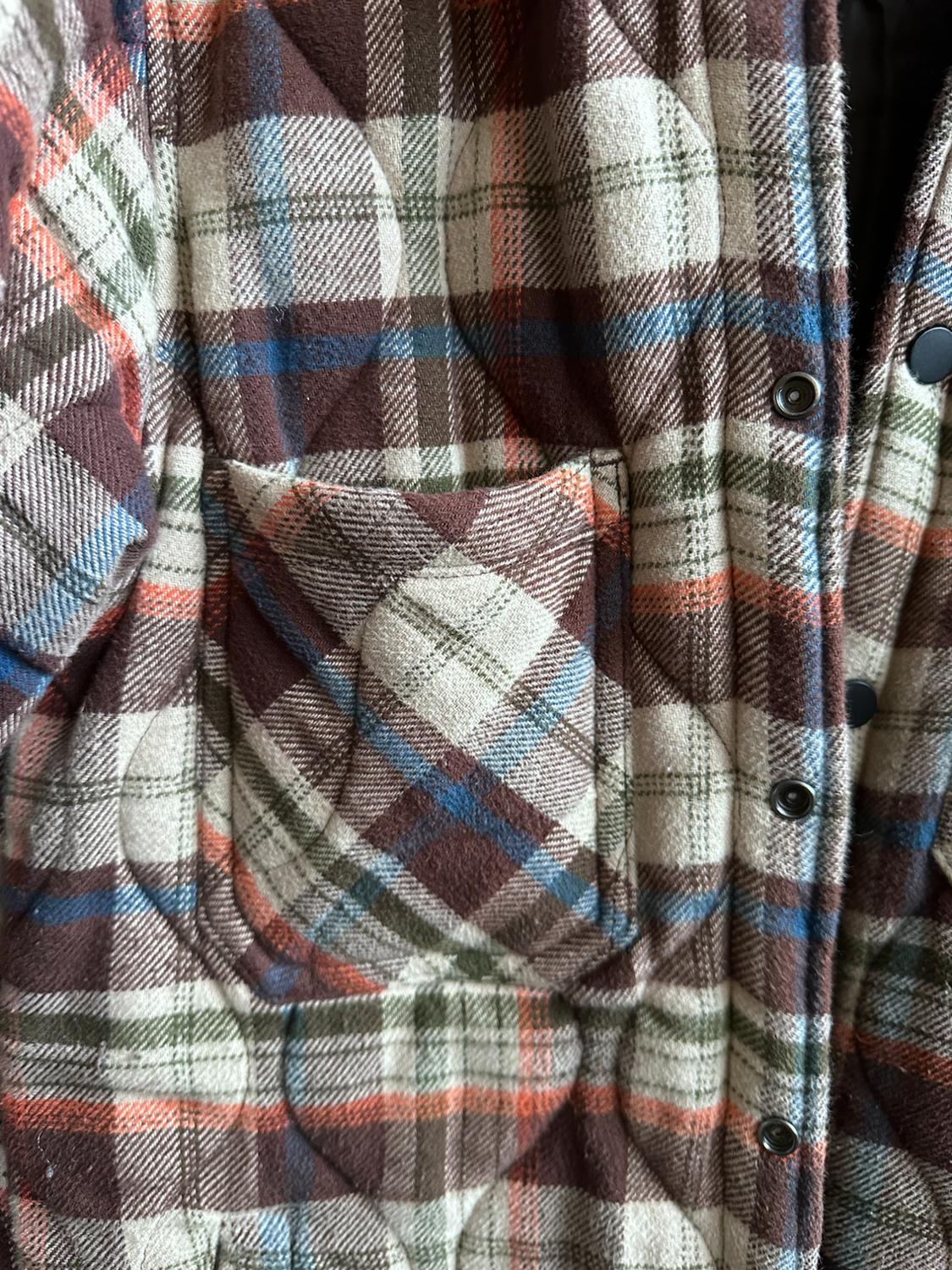 QUILTED CHECK OVERSHIRT - Image 3