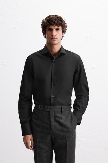 CAMISA SLIM FIT - Negro de Zara