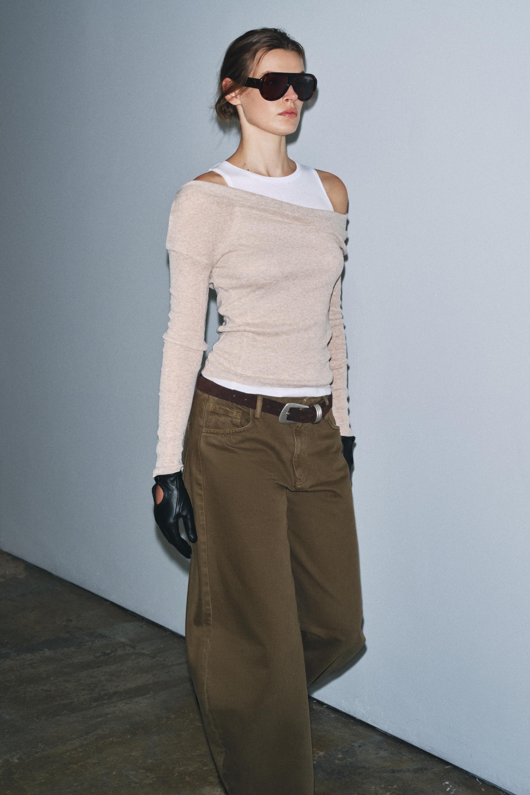 ASYMMETRIC LAYERED EFFECT T-SHIRT