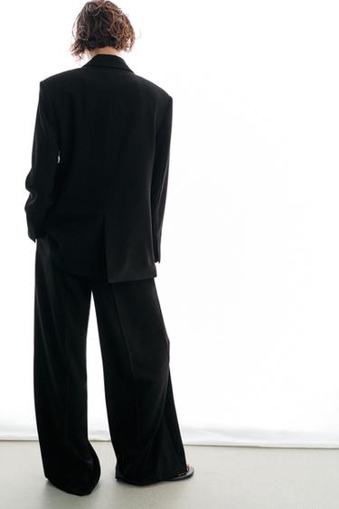 OVERSIZE DOUBLE-BREASTED BLAZER - Black by Zara - Image 7