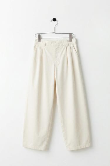 PENN © PLEATED TROUSERS - Stone by Zara