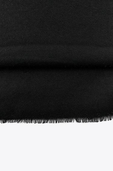 SOFT PLAIN SCARF - Black by Zara - Image 3