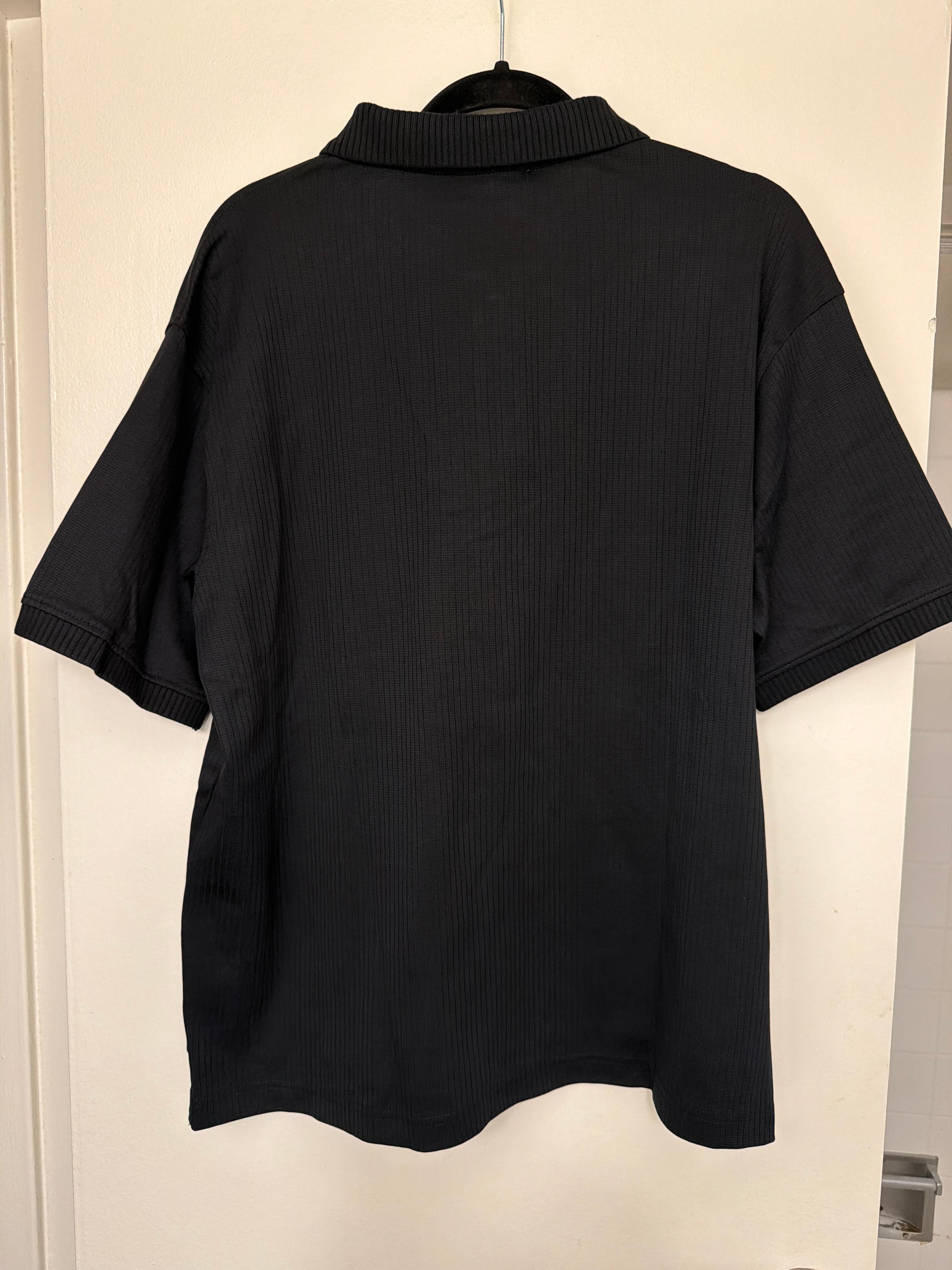 TEXTURED ZIP POLO SHIRT SECOND HAND | Zara Preowned