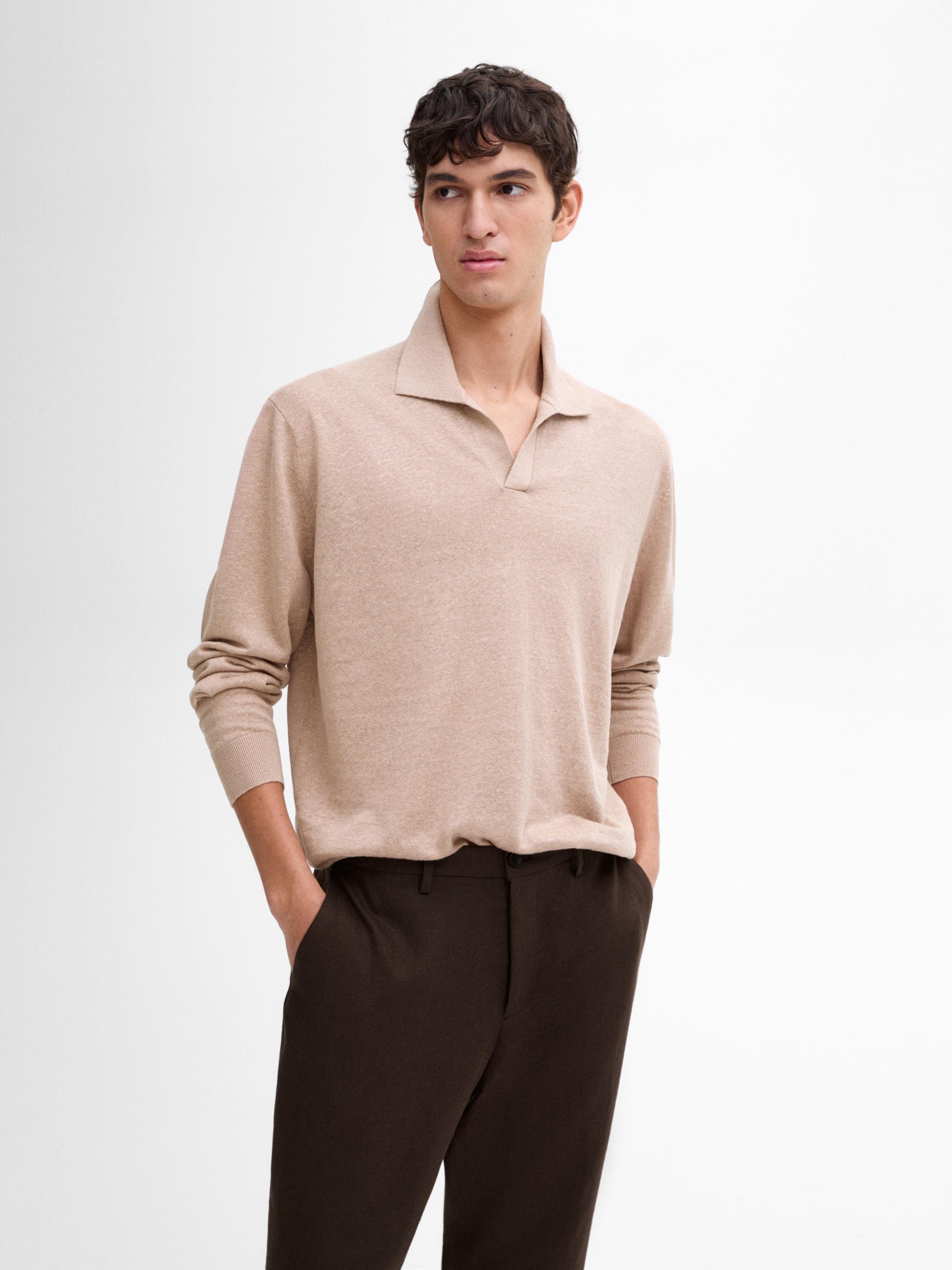 Zara Short sleeve knit polo shirt | Mall of America®