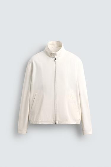 Zara ÕHUKE REGULAR FIT JOPE - Valge - Pilt 0