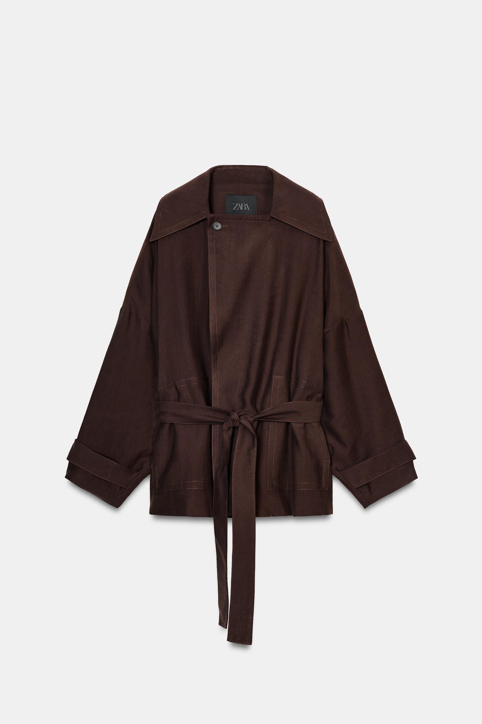 ZARA ブルゾン　M JAQUETA REVERSÍVEL DUPLA FACE - castanho | ZARA Brasil