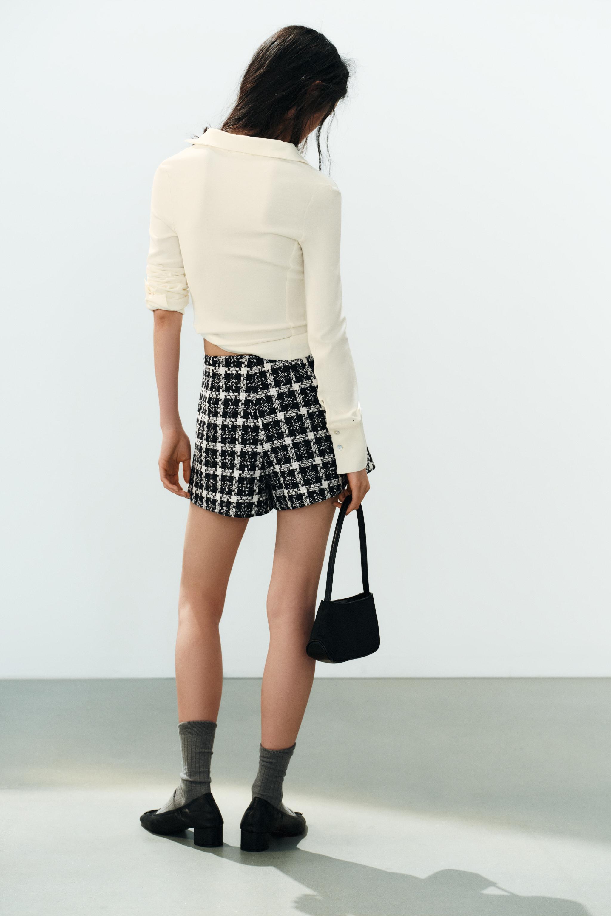 SHORT STRUCTURÉ TAILLE HAUTE