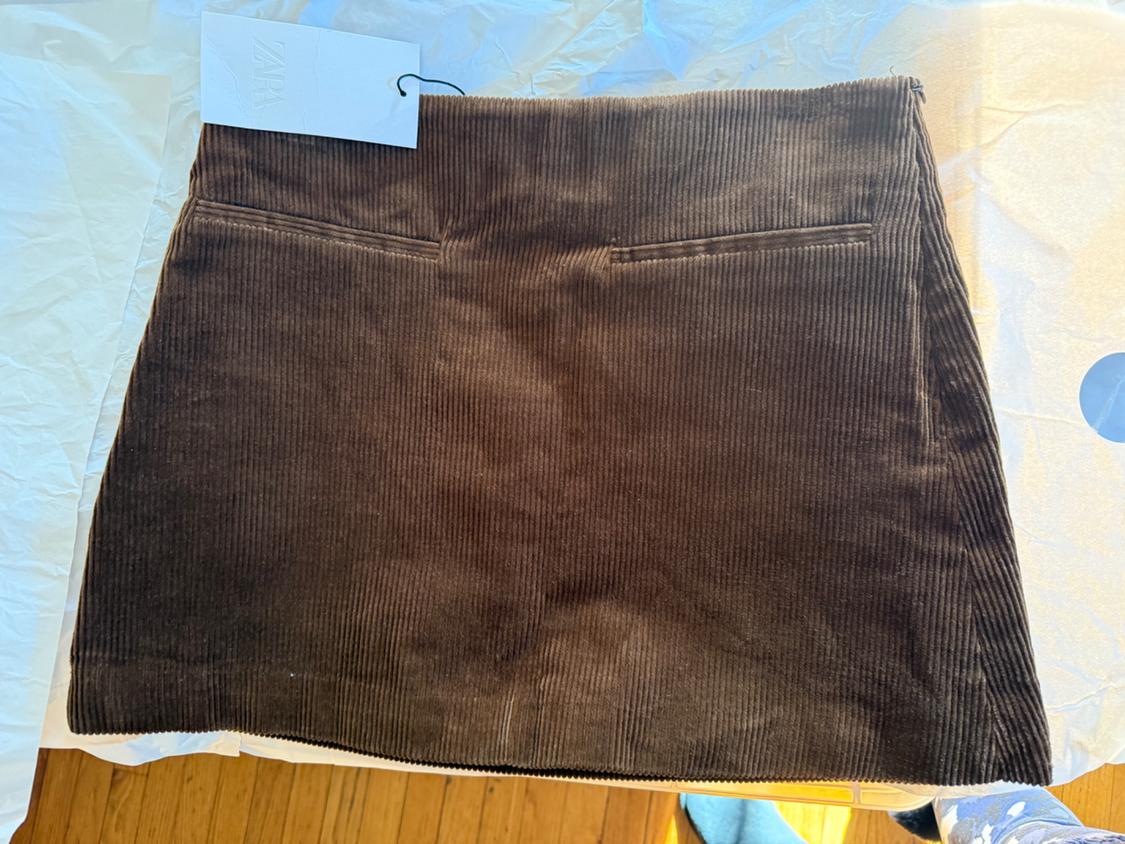 BROWN MINI SKIRT - Image 2
