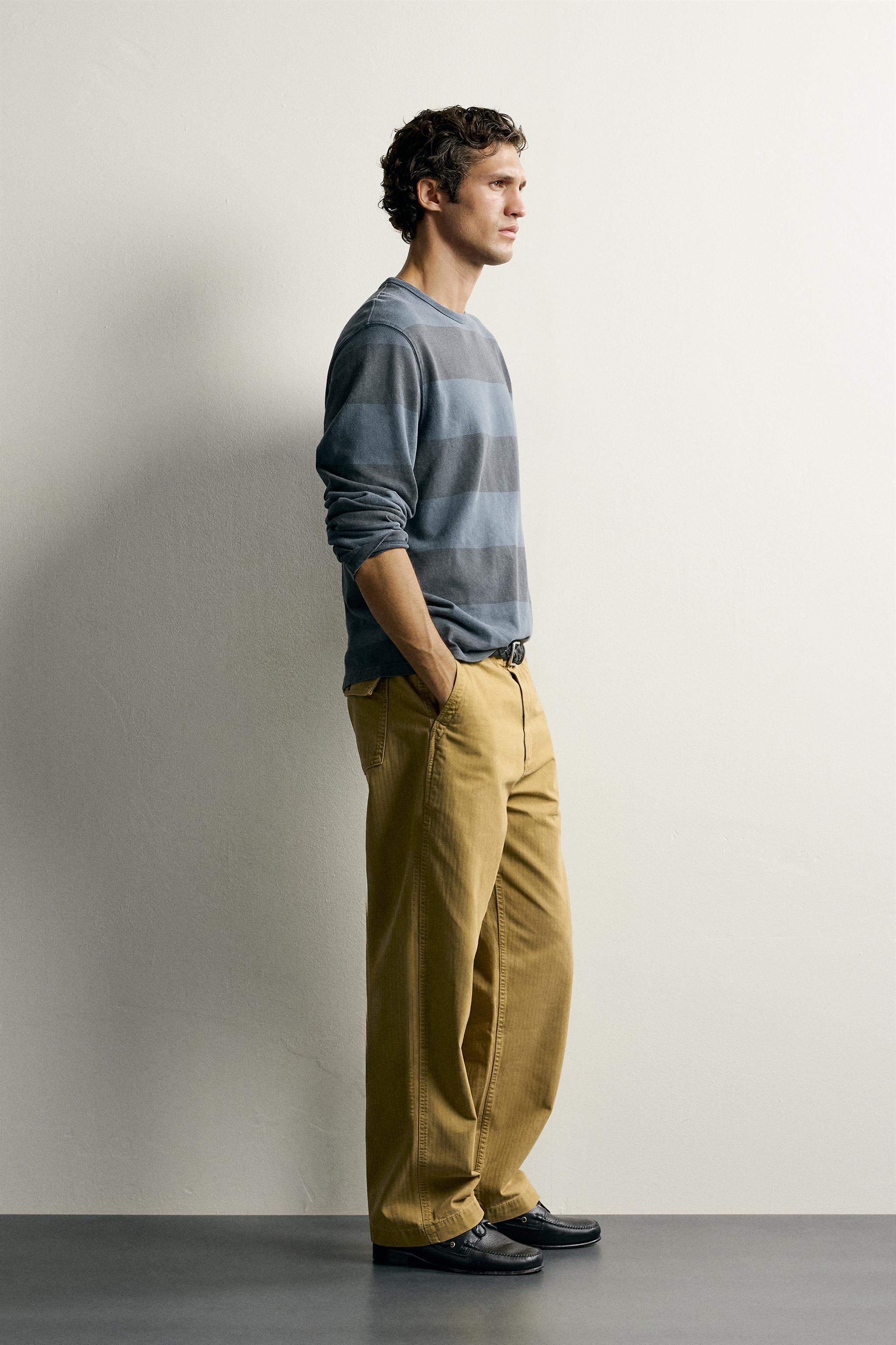 WASHED STRIPED T-SHIRT