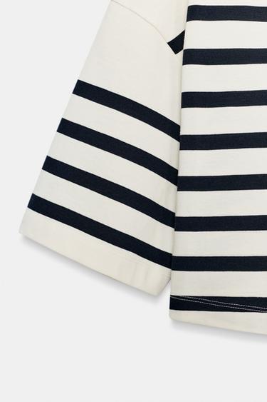T-SHIRT RAYURES - rayures de Zara - Image 8