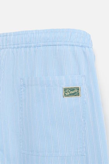 STRIPED TEXTURED TROUSERS - striped by Zara - Image 9