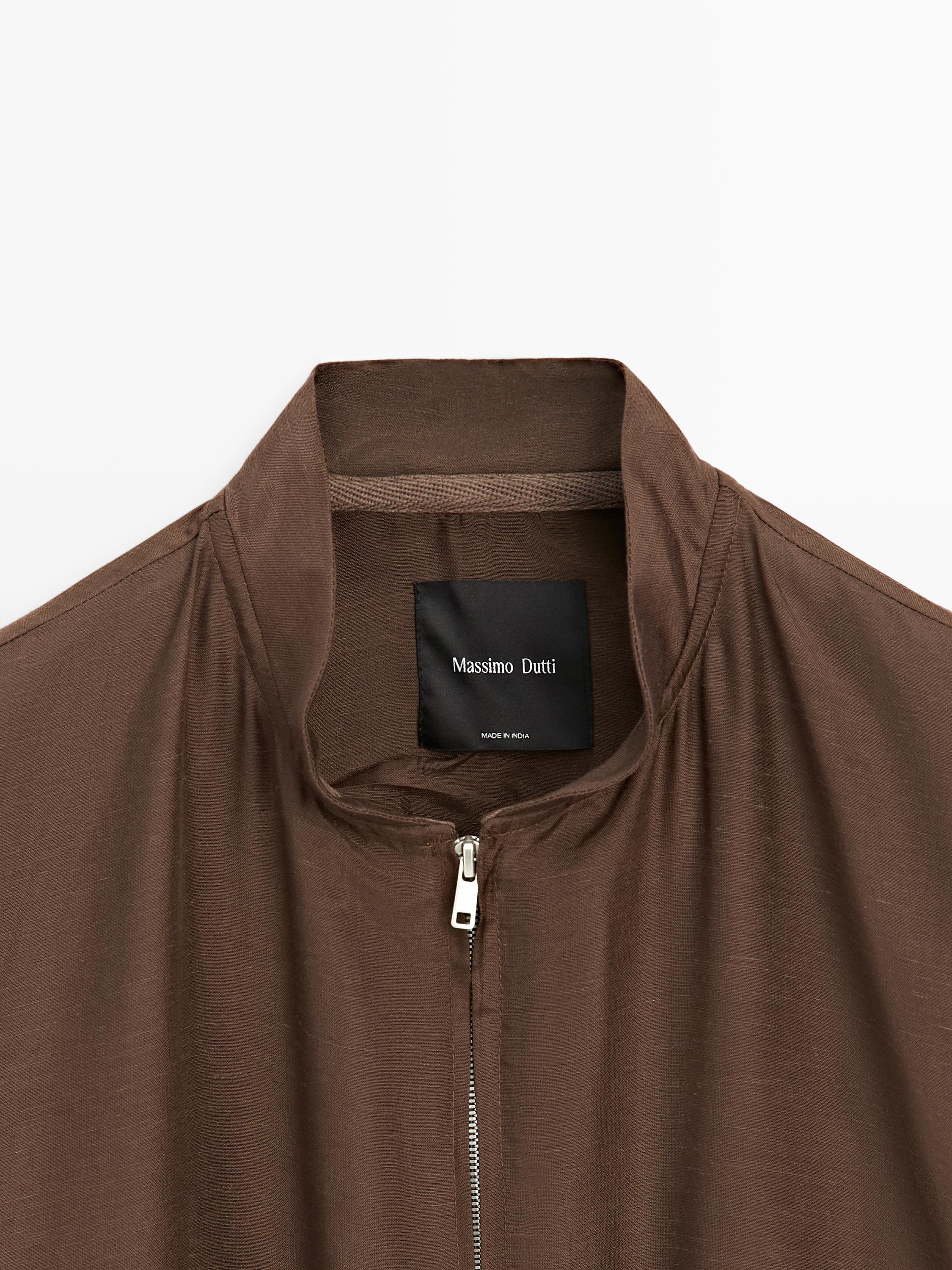 Flowing bomber jacket