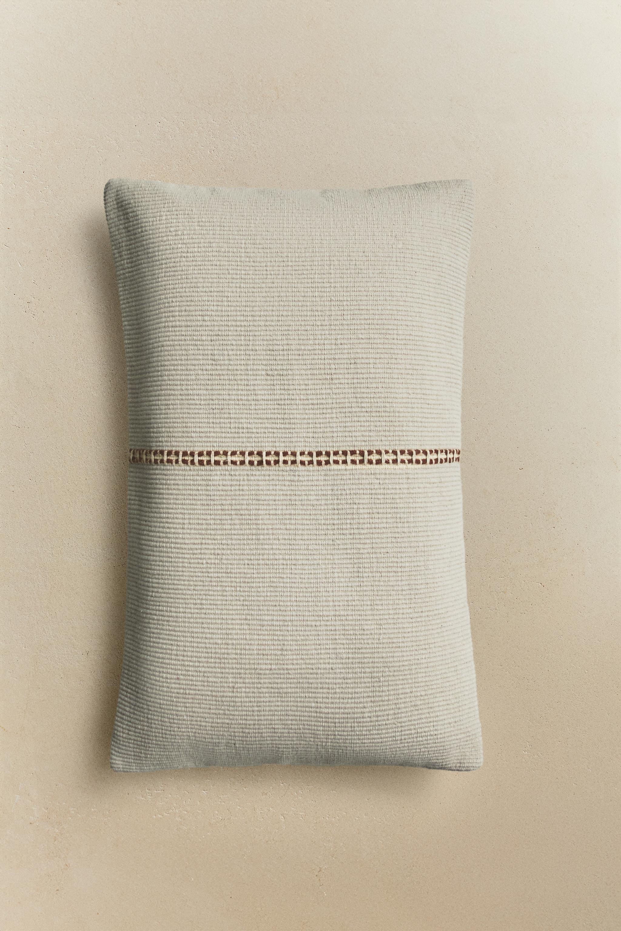 HOUSSE DE COUSSIN DOUBLE LIGNE