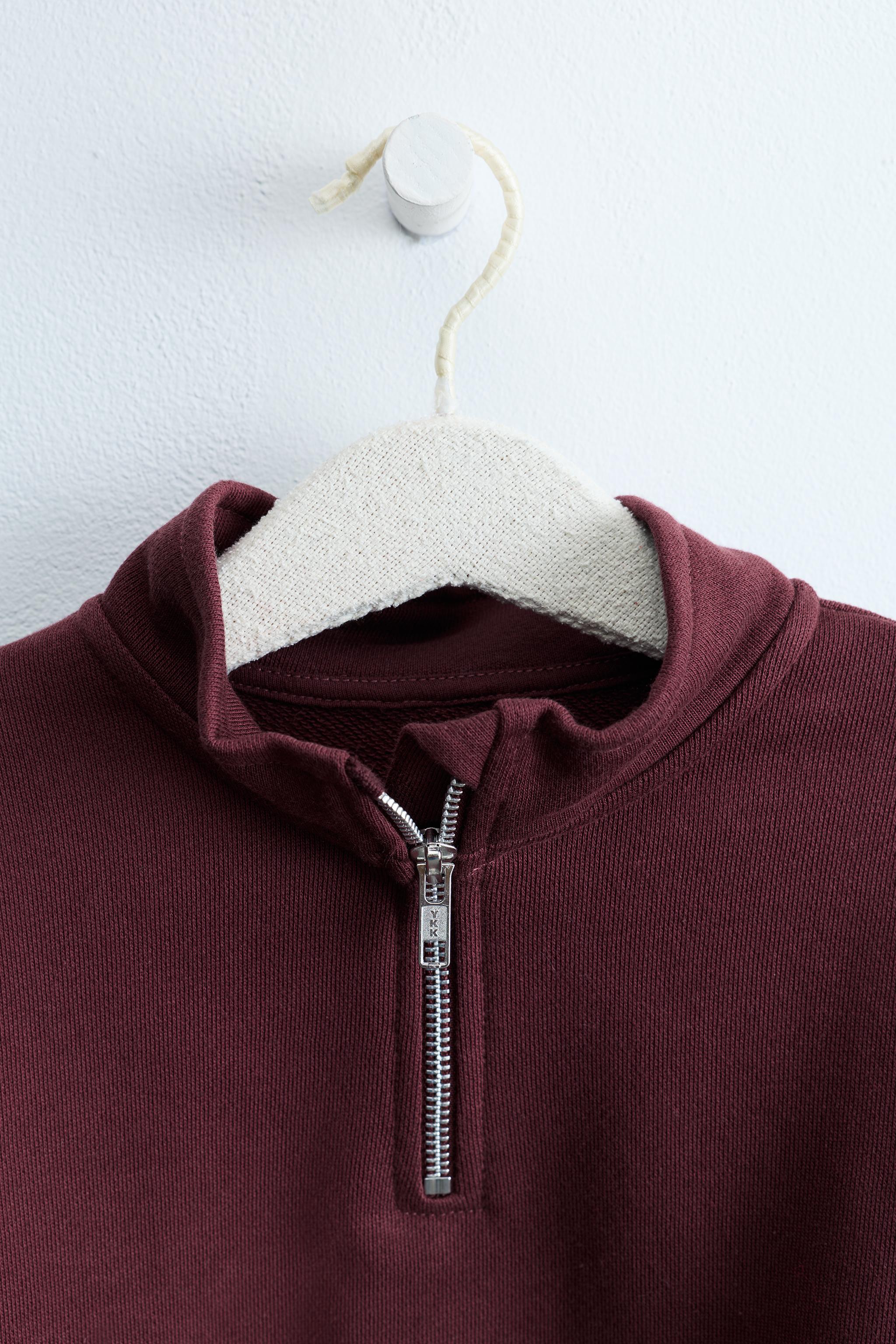 ZARA TIMELESS - PLAIN ZIP SWEATSHIRT