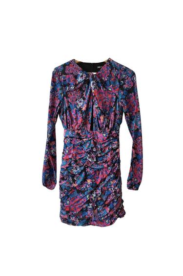 ROBE FLEURIE FRONCÉE