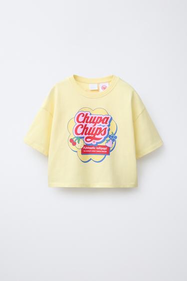 CAMISETA ESTAMPADO CHUPA CHUPS ® - Amarillo de Zara - Imagen 0