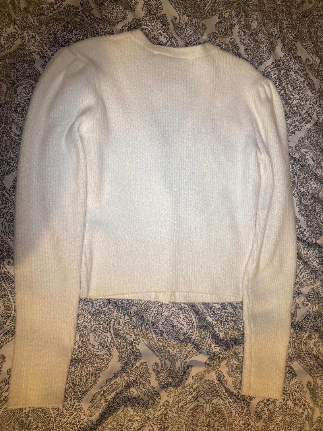 KNIT CARDIGAN WITH GEM BUTTON - Image 3
