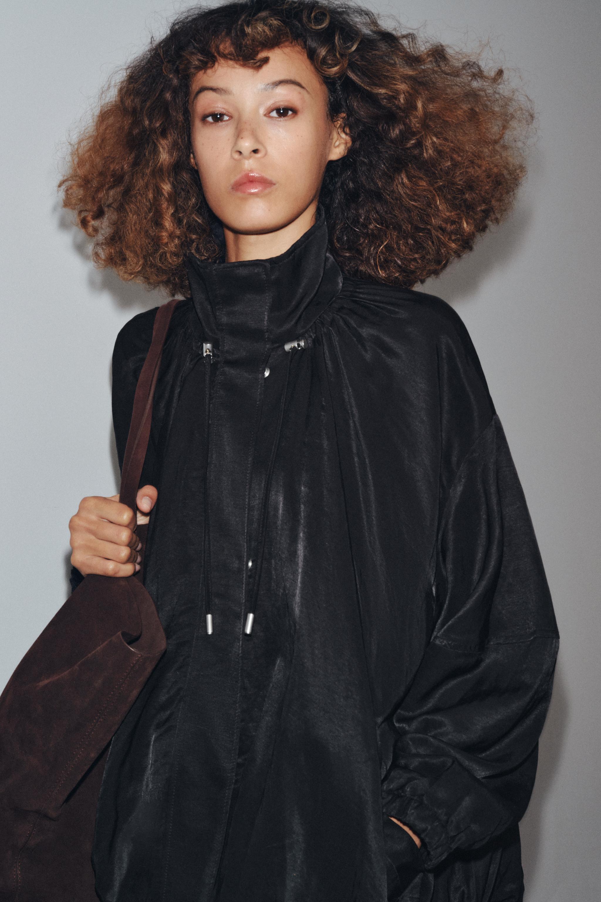 専用 ZARA★今季ZW Collection パフスリーブボンバージャケット ZARA】ZWコレクション パフスリーブボンバージャケット (ZARA