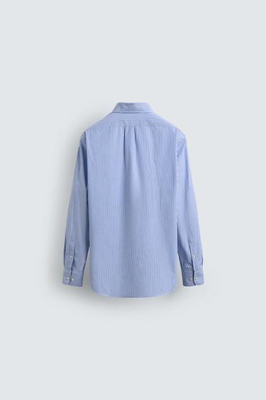 STRIPED REGULAR FIT SHIRT - striped by Zara - Image 7