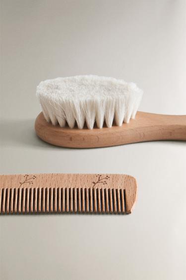 ENSEMBLE BROSSE PEIGNE FLEUR - Marron de Zara - Image 4