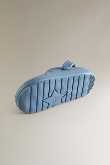 RUBBERISED CLOGS - Navy Blue by Zara - Image 4