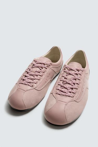 LEATHER TRAINERS HARRY LAMBERT FOR ZARA x DISNEY - Pink by Zara - Image 2