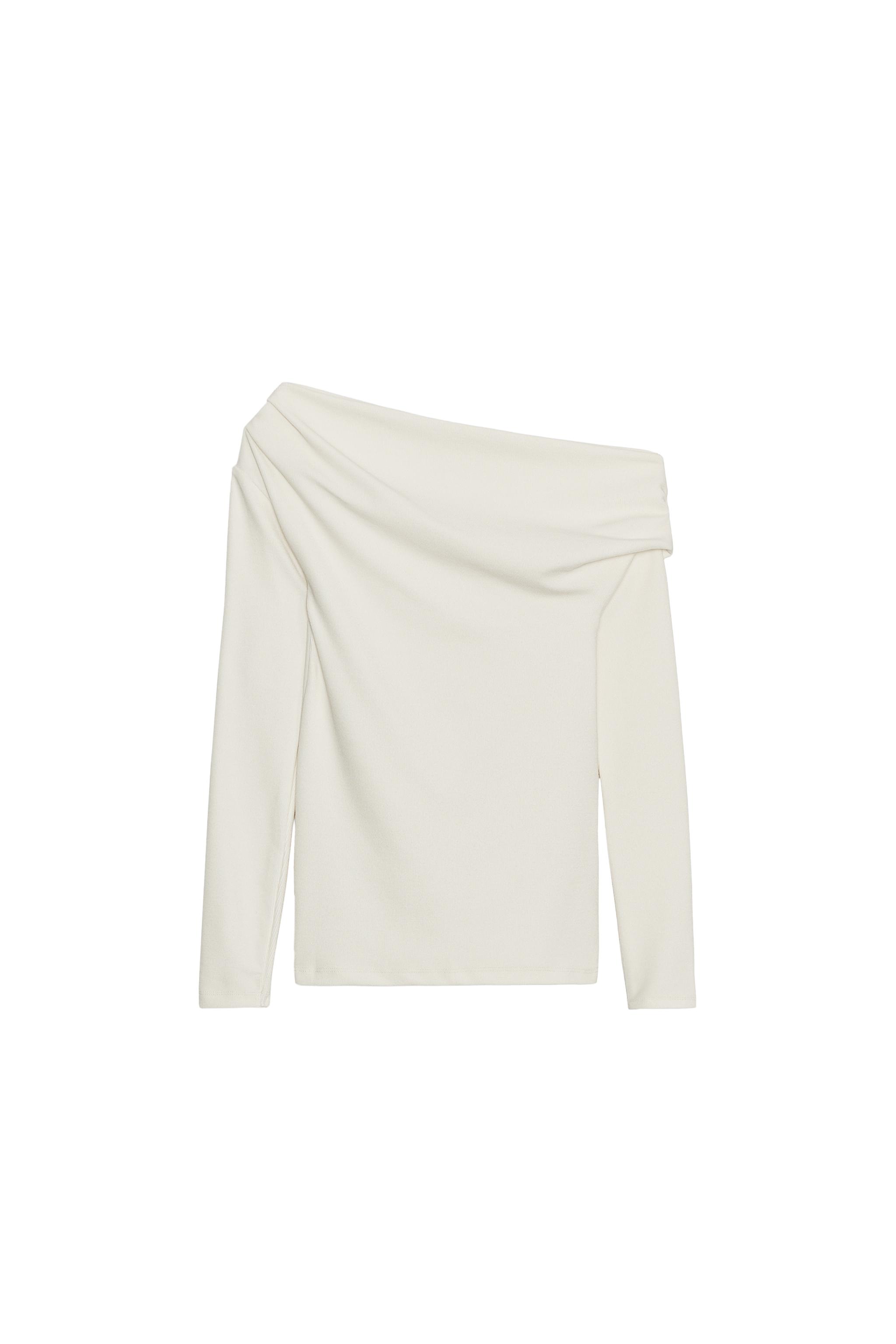 ASYMMETRIC SOFT T-SHIRT SECOND HAND | Zara Preowned