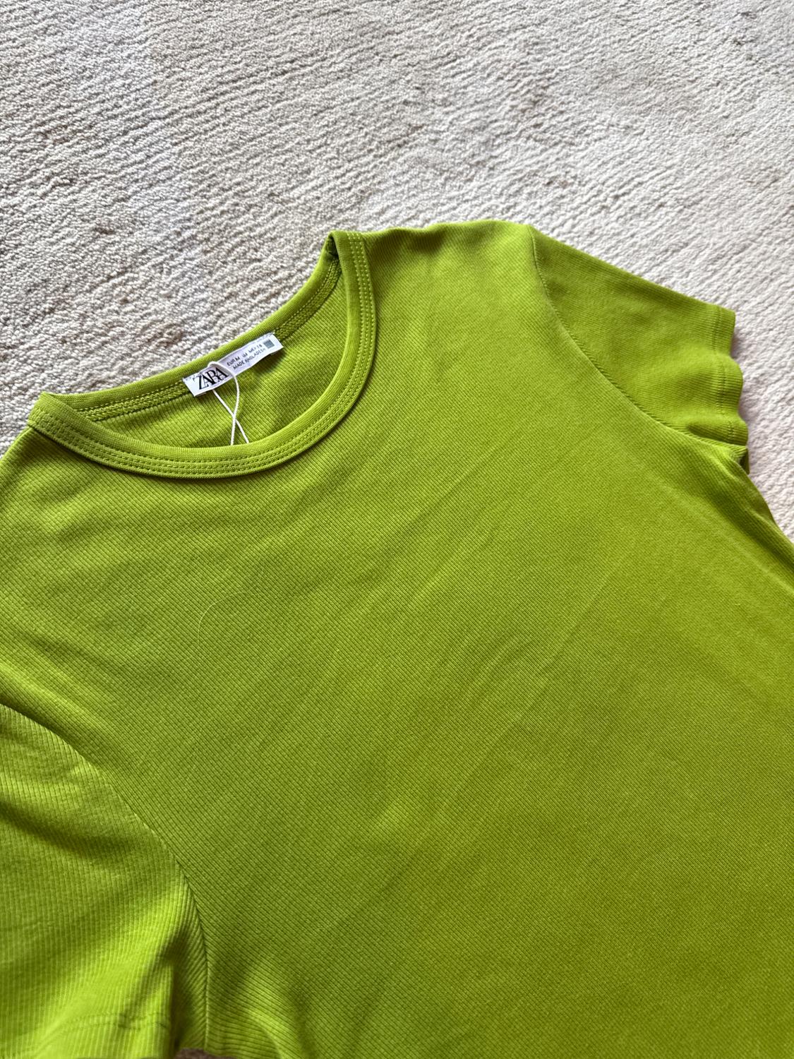 SHORT SLEEVE RIB TOP - Image 3