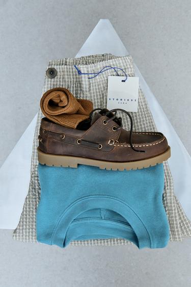 STORIESZ - KRATKE HLAČE S KARIRASTIM POTISKOM - 196 de Zara - Slika 0