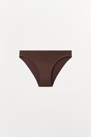 BRAGUITA SEAMLESS - Marrón de Zara