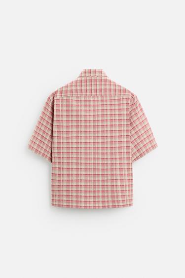 CHECK SHIRT - Pink by Zara - Image 6
