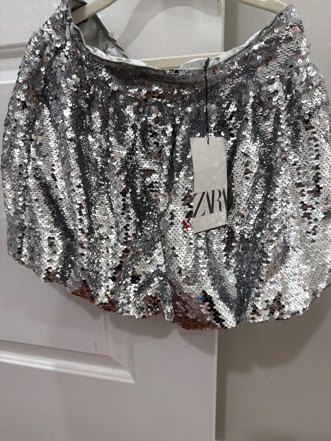 SEQUIN BALLOON SKIRT - Image 2