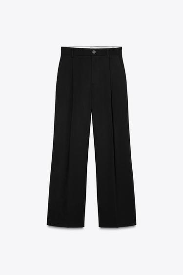 DARTED TROUSERS - Black by Zara