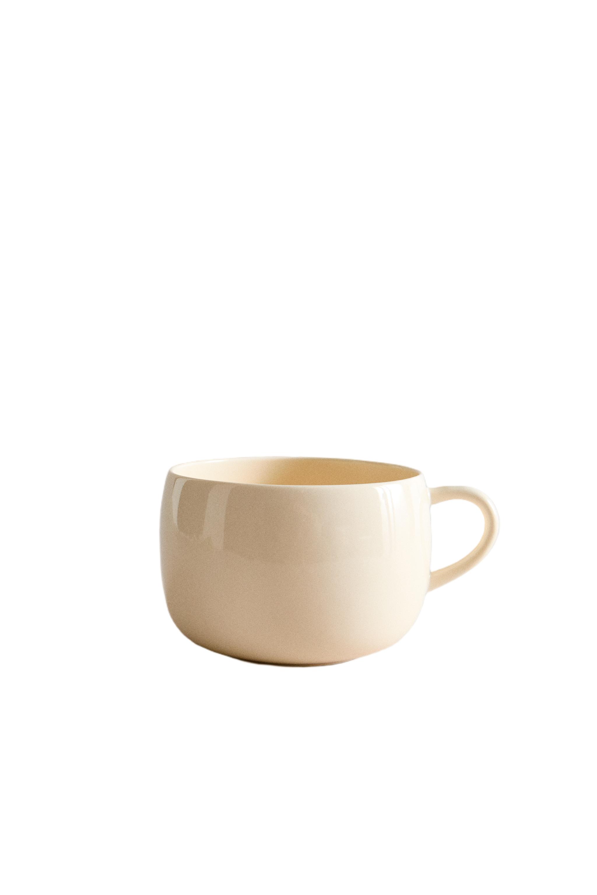 PLAIN STONEWARE DEEP MUG